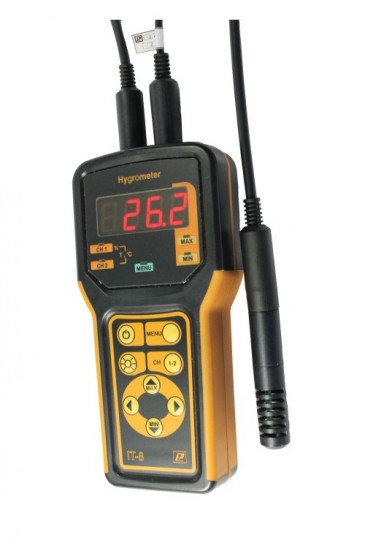 Прибор для измерения влажности: термометр-гигрометр переносной IT-8-RHT